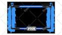 design a custom professional twitch streaming overlay