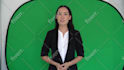 create a professional spokesperson video in german