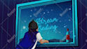 create animated twitch starting soon, brb and offline screen