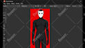 design live2d vtuber model in anime style with vtuber rigging for vtube studio