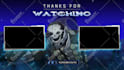 design animated outro video, ending screen for kick youtube twitch
