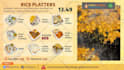 create food and drink menu animation promotional video or tv digital menu