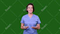 be your professional female spokesperson for green screen video