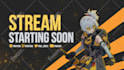 create animated starting, brb, offline screen for stream in 24 hours