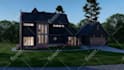 render 3d architectural exterior home design, interior house walkthrough video