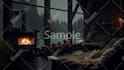 create cozy rain and relaxing video for meditation