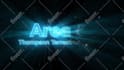 make logo animation with flying stars in space