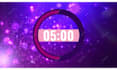 create animated countdown timer clock video for stream