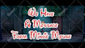 create a personalized message from minnie mouse