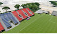 3d rendering sport complex, gym, stadium, indoor academy, pickleball court video
