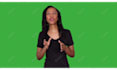 film a video on green screen