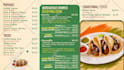 design digital menu, digital menu board or animated  menu