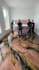 create ai asmr epoxy floor transformation, construction videos