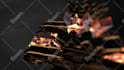 do 3d luxury gold metal fire logo animation reveal intro