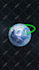 do the 3d moon, earth, galaxy and space animation video