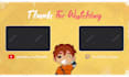 create animation youtube high quality outro, end screen