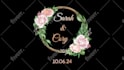 animate wedding monogram titles