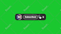 create youtube like, bell and subscribe button animations