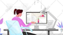 create a custom 2d animated app or website explainer video