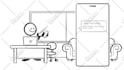 draw or animate a stick figure or stickman