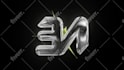create a metallic chrome 3d spinning and 3d rotating logo