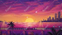 create lofi loop animation and illustration