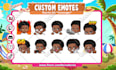 draw chibi animated emotes for twitch, youtube, discord