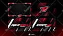 design cool animated stream overlay, facecam, screens for twitch