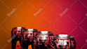 create 3d ad for energy drink product, cosmetic products etc