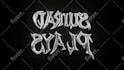 do ultra realistic looping 3d metallic spinning logo
