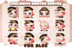 draw cute chibi twitch emotes and sub budges for vtuber