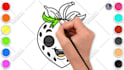 make 100 kids learning coloring page videos for youtube kids