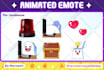 create custom twitch emotes animated GIF for twitch, discord, kick