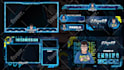 design twitch stream overlay, animated overlay,  twitch logo, screens, alerts