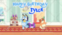 create a personalized birthday greeting video from bluey