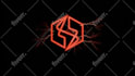 create a electric and neon logo or text intro