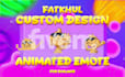 create custom made animated emote for twitch or discord