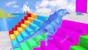 create 3d animal crossing fountain animation