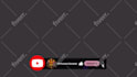 create youtube subscribe and social media lower third animation