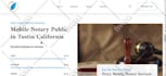 build exquisite notary website, notary landing page, design notary logo