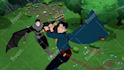 create 2d music video, 2d fighting anime style, japanese anime style, meme coin