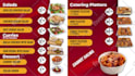 design modern digital menu board or animated digital menu