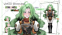 rig live2d vtuber model with advanced physics