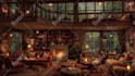 design custom cozy coffee shop ambience videos for youtube