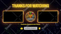 create a professional youtube end screen outro animation