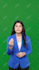 create female spokesperson video in hindi and english