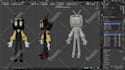 make 3d character models in blender
