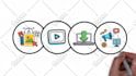 make 10 minutes whiteboard animation video for 20 dollars