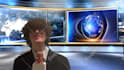 create chinese or english breaking news spokesperson video
