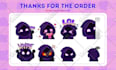 draw twitch emotes, chibi emotes, animated emotes, badges